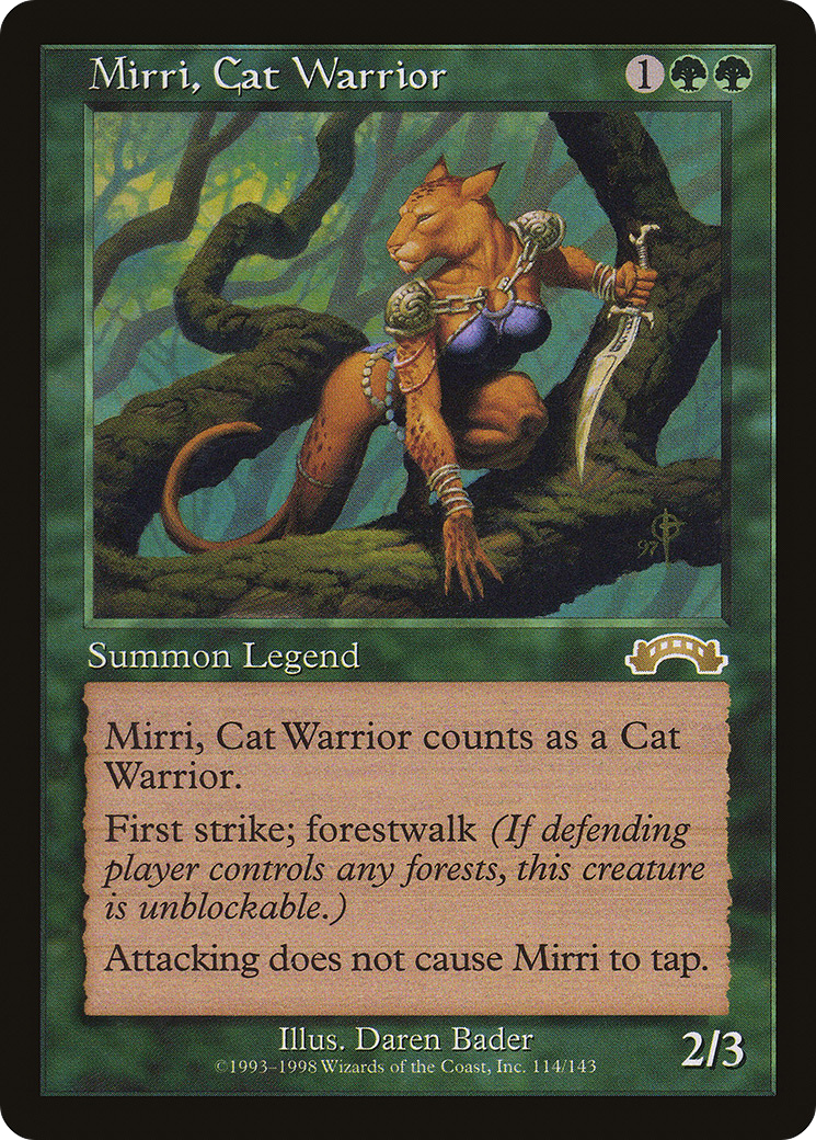 Mirri, Cat Warrior (114) - Exodus
