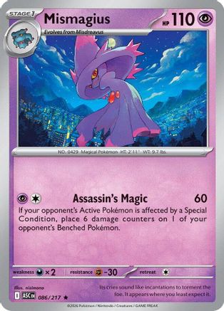 Mismagius (86) Reverse Holofoil - Ascended Heroes