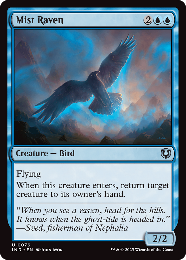 Mist Raven (076) - Innistrad Remastered