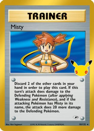 Misty (Classic Collection) (18) Holofoil - 30th Celebration