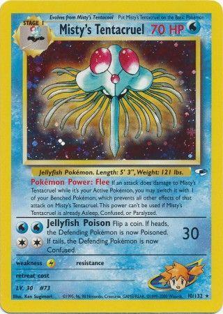 Misty's Tentacruel (10) (Unlimited) Holofoil - Gym Heroes