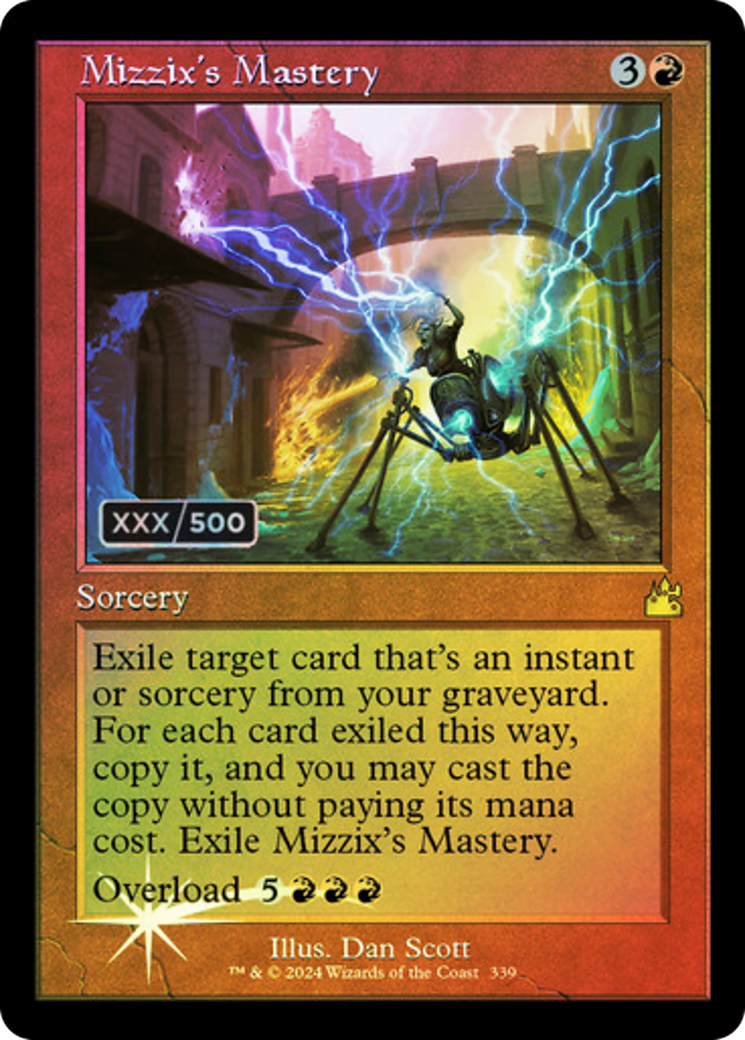 Mizzix's Mastery (Retro) (Serial Numbered) (339) Foil - Ravnica Remastered