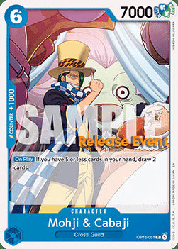 Mohji & Cabaji (OP16-051) Release Event Cards