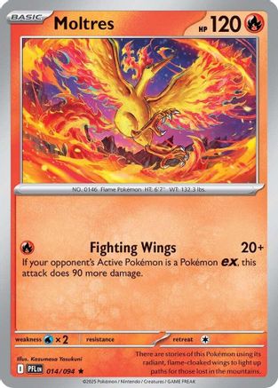 Moltres (14) Reverse Holofoil - Phantasmal Flames