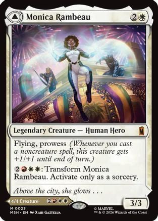 Monica Rambeau // Photon, Living Light (023) Foil - Marvel Super Heroes