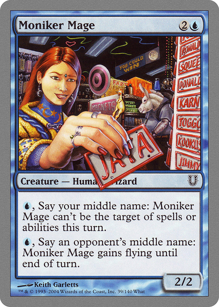 Moniker Mage (039) - Unhinged