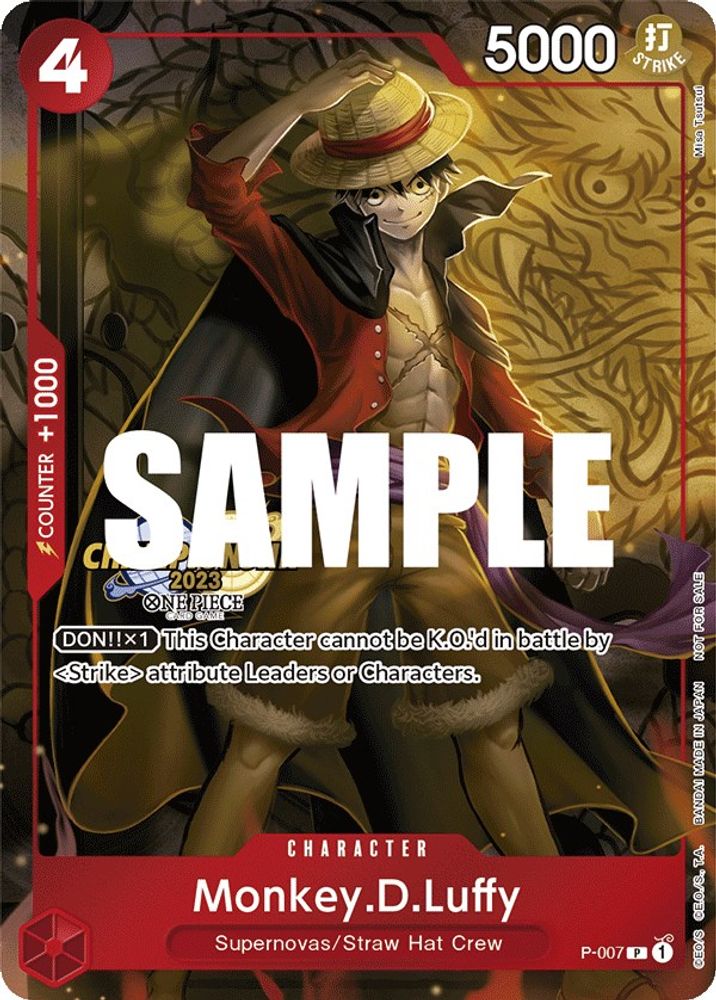 Monkey.D.Luffy (CS 2023 Celebration Pack) (P-007) Foil