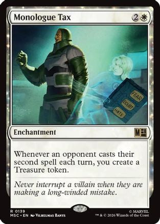Monologue Tax (139) - Commander: Marvel Super Heroes