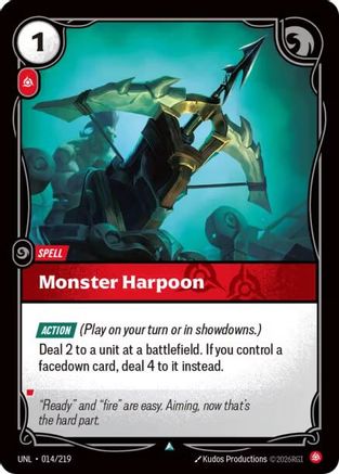 Monster Harpoon (014) - Unleashed