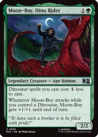 Moon-Boy, Dino Rider (563) - Commander: Marvel Super Heroes