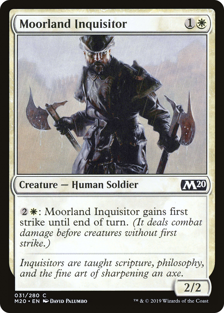 Moorland Inquisitor (031) - Core Set 2020 Foil