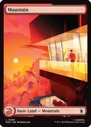 Mountain (284) Foil - Marvel Super Heroes