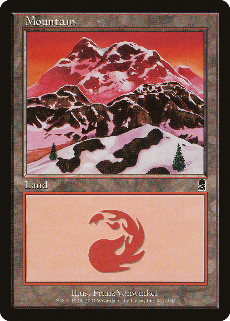 Mountain (344) Foil - Odyssey