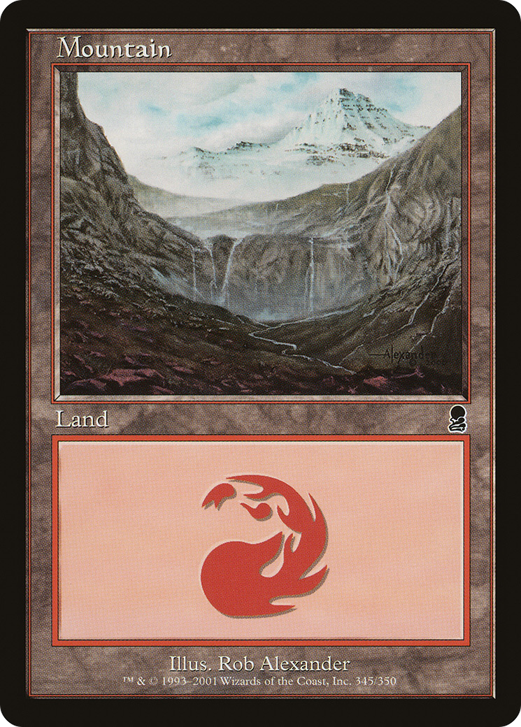 Mountain (345) Foil - Odyssey