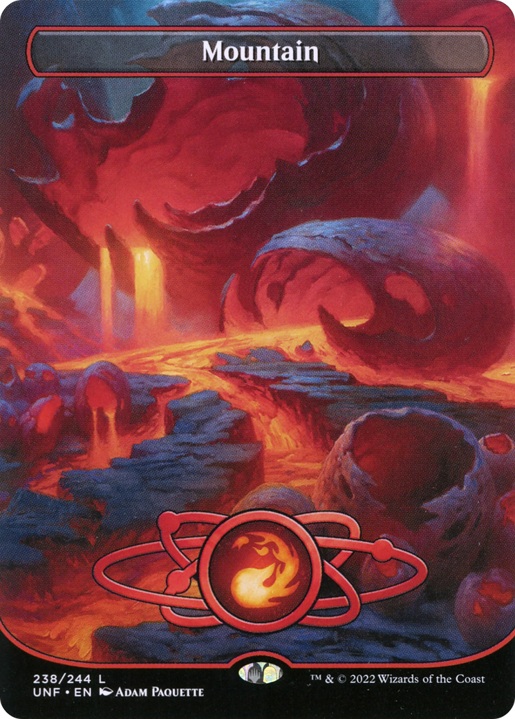 Mountain (Borderless) (238) - Unfinity Foil