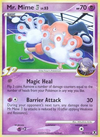 Mr. Mime E4 (28) Reverse Holofoil - Rising Rivals