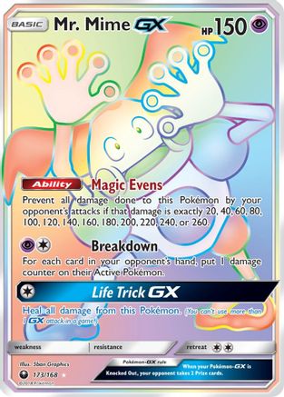 Mr. Mime GX (173) Holofoil - Celestial Storm