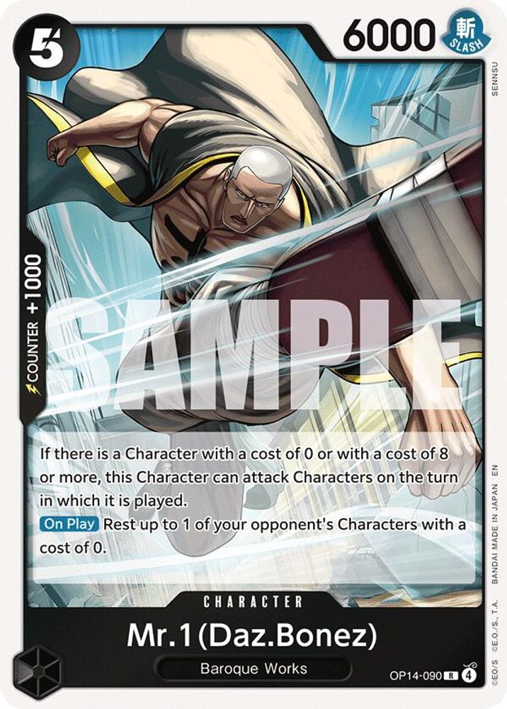 Mr.1(Daz.Bonez) (OP14-090) Foil