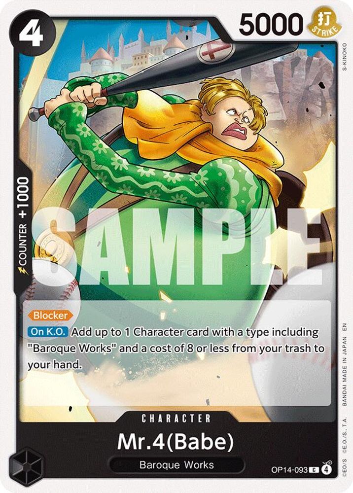 Mr.4(Babe) (OP14-093)