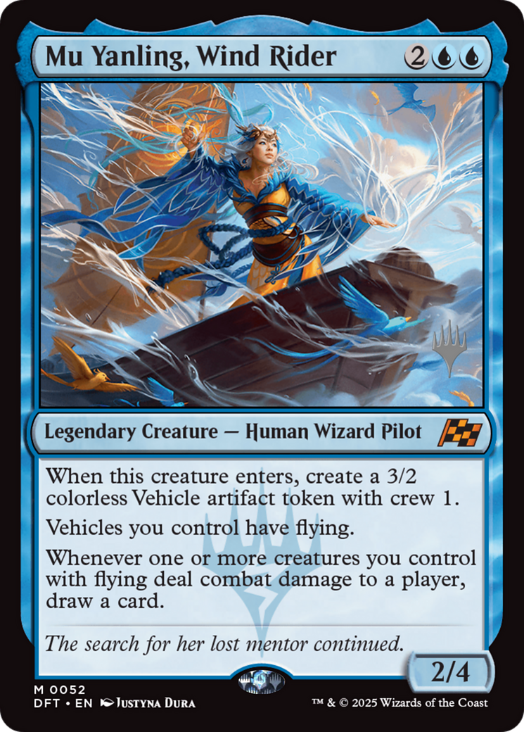 Mu Yanling, Wind Rider (Promo Pack) (052) Foil - Aetherdrift