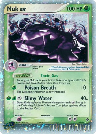 Muk ex (96) Holofoil - Dragon