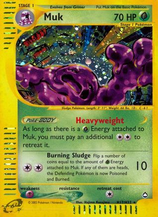 Muk (H17) Holofoil - Aquapolis
