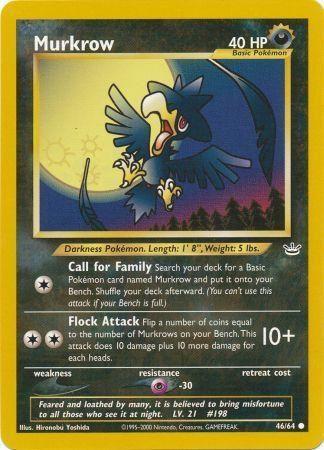 Murkrow (46) (Unlimited) - Neo Revelation