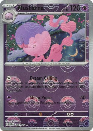 Musharna (Poke Ball Pattern) (36) Reverse Holofoil - Black Bolt