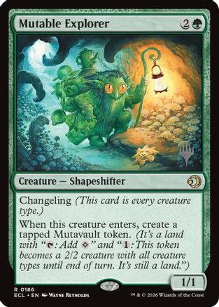 Mutable Explorer (Promo Pack) (186) Foil - Lorwyn Eclipsed