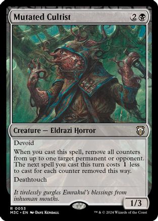 Mutated Cultist (053) Ripple Foil - Commander: Modern Horizons 3