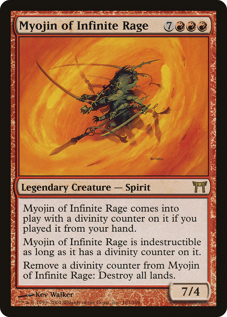 Myojin of Infinite Rage (181) - Champions of Kamigawa
