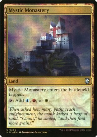 Mystic Monastery (360) Ripple Foil - Commander: Modern Horizons 3