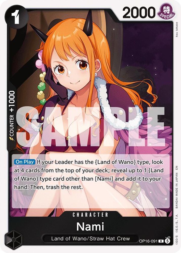 Nami (OP16-091) Foil | One Piece TCG Singles – Silver Goblin