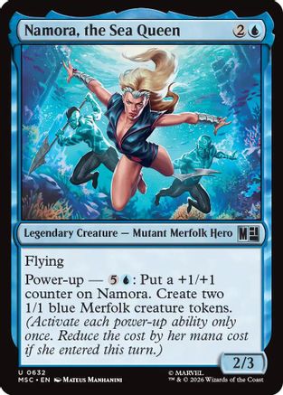 Namora, the Sea Queen (632) - Commander: Marvel Super Heroes
