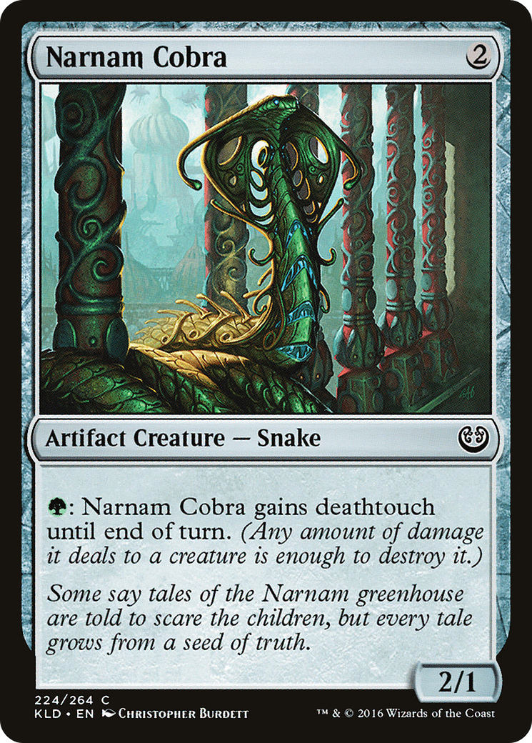Narnam Cobra (224) Foil - Kaladesh