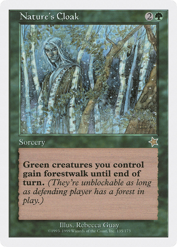 Nature's Cloak (135) - Starter 1999