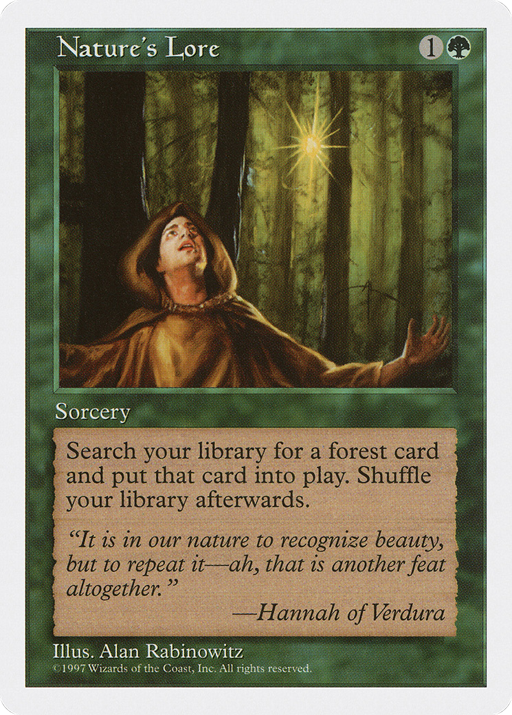 Nature's Lore - Fifth Edition
