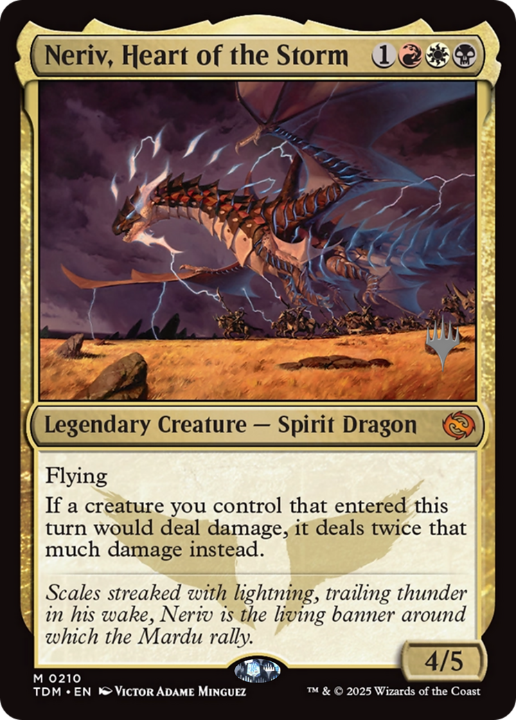 Neriv, Heart of the Storm (Promo Pack) (210) Foil - Tarkir: Dragonstorm