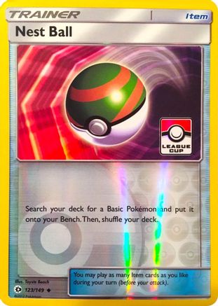 Nest Ball (League Cup) (123) Reverse Holofoil - League & Championship Cards