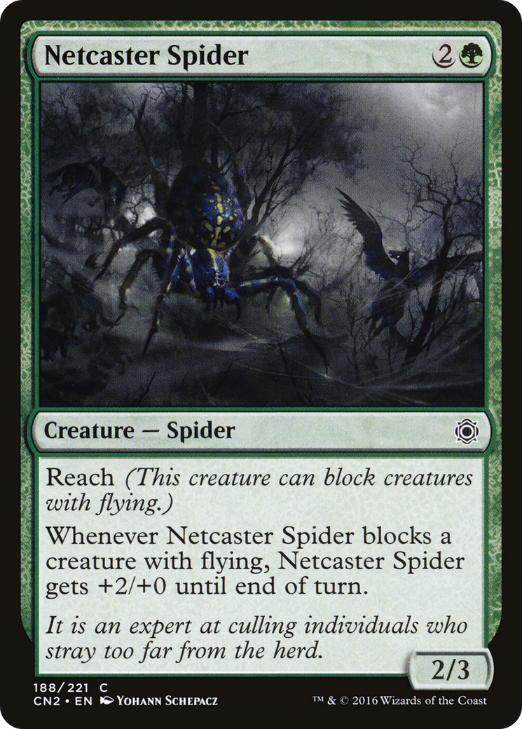 Netcaster Spider (188) Foil - Conspiracy: Take the Crown