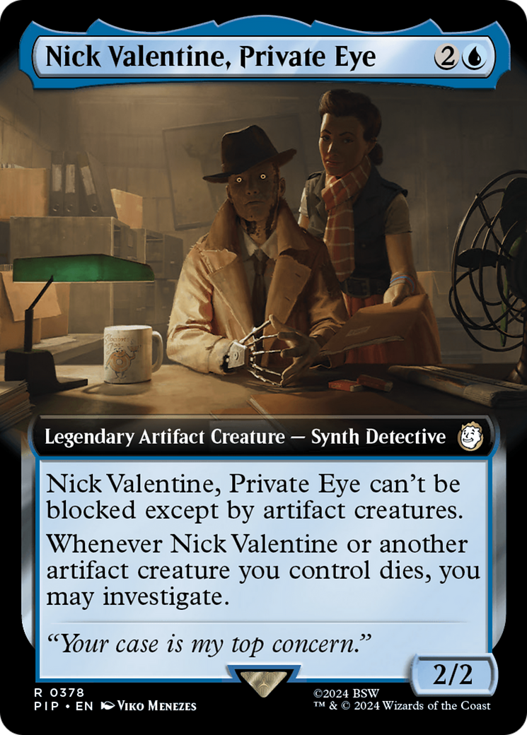 Nick Valentine, Private Eye (Extended Art) (378) - Fallout