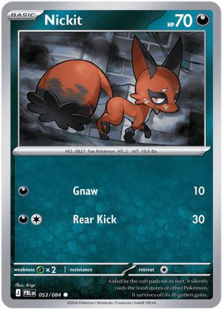 Nickit (53) Reverse Holofoil - Pitch Black