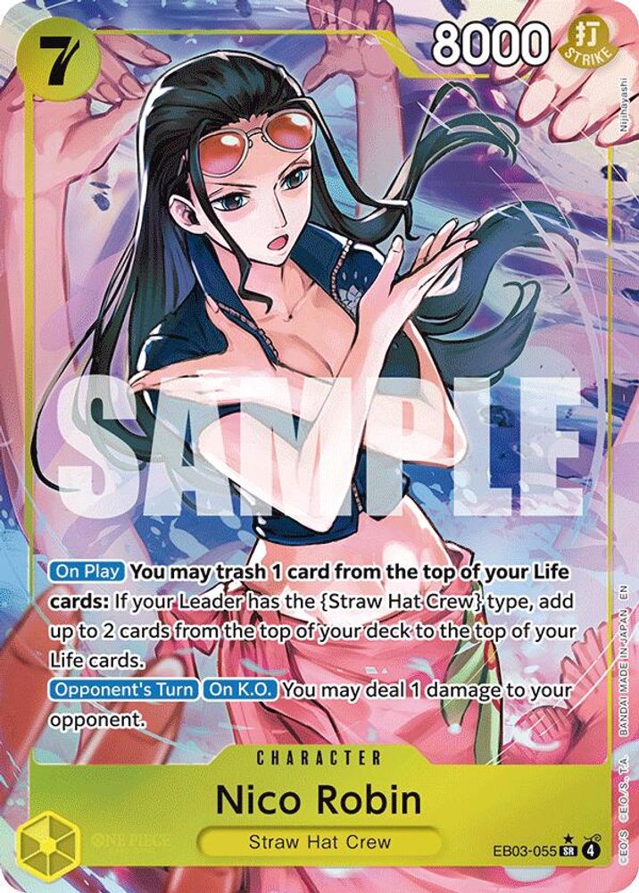 Nico Robin (Alternate Art) (EB03-055) Foil