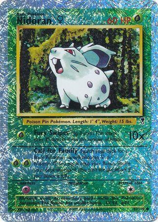 Nidoran F (82) Reverse Holofoil - Legendary Collection