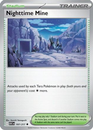 Nighttime Mine (197) Reverse Holofoil - Ascended Heroes