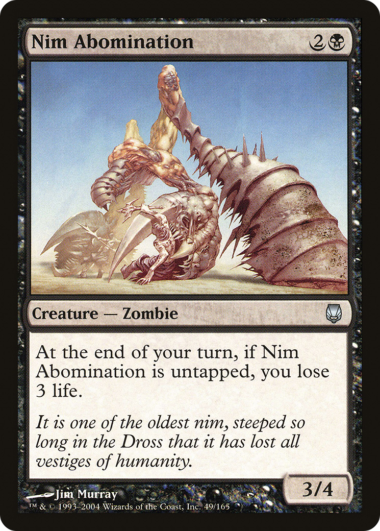 Nim Abomination (049) Foil - Darksteel