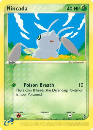 Nincada (66) Reverse Holofoil - Dragon