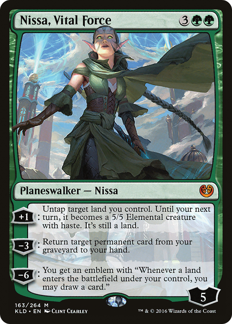 Nissa, Vital Force (163) Foil - Kaladesh