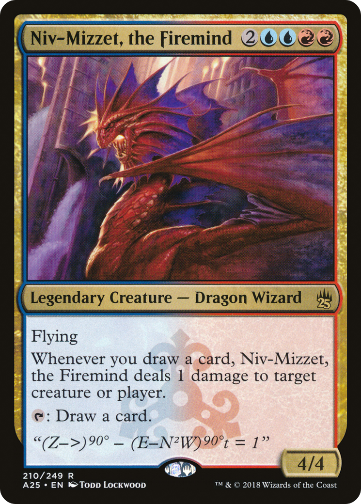 Niv-Mizzet, the Firemind (210) Foil - Masters 25