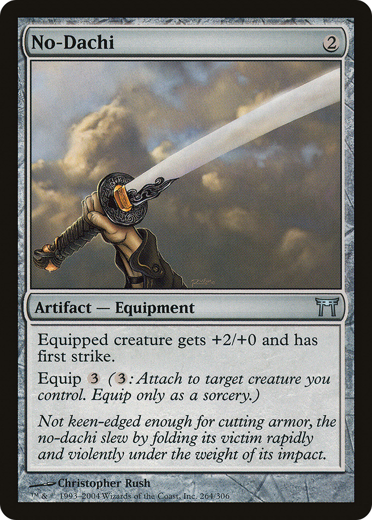 No-Dachi (264) Foil - Champions of Kamigawa